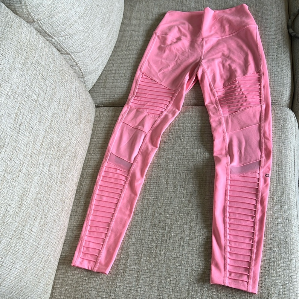 Soft pink work out pants